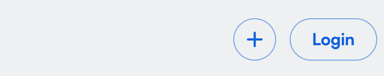 The round + button next to Login at the top of airplate.dk